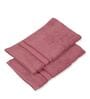 Pink 100% Cotton 525 Gsm Hand Towel