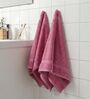 Pink 100% Cotton 525 Gsm Hand Towel