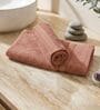 Pink 100% Cotton 525 Gsm Hand Towel