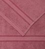 Pink 100% Cotton 525 Gsm Hand Towel