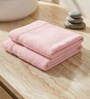 Pink 100% Cotton 600 Gsm Hand Towel