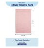 Pink 100% Cotton 600 Gsm Hand Towel