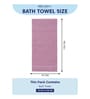 Pink 100% Cotton 625 Gsm Bath Towel