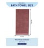 Pink 100% Cotton 650 Gsm Bath Towel