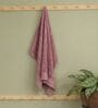 Pink 100% Cotton 650 Gsm Bath Towel