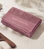 Pink 100% Cotton 650 Gsm Bath Towel