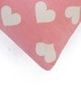 Pink Woven Cotton 16 x 16 Inches Cushion Cover