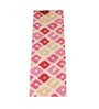 Square (72x13) Pink & Cream Cotton Table Runner