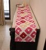 Square (72x13) Pink & Cream Cotton Table Runner