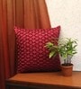 Pink 100% Polyester  Technique 16X16 inch Single Cushion Covers