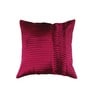Pink Textured Polyester 16 x 16 Inch Cushion Cover