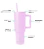 Pink 1200ml Stainless Steel Double Insulated Leak Proof Coffee Tumbler with Lid & Straw