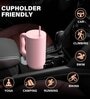Pink 1200ml Stainless Steel Double Insulated Leak Proof Coffee Tumbler with Lid & Straw