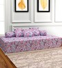Pink 144 TC Cotton 6 Piece Diwan Set