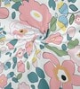 Pink 180 TC Floral Cotton Queen Double Bedsheet 2 Pillow covers