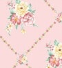 Pink 200 TC Floral Cotton Fitted Double Bedsheet 2 Pillow covers