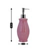 Pink 300 ml Ceramic Liquid Soap Dispenser