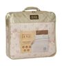 Pink 50% COTTON, 50% POLYESTER Solid 90 GSM King Bed Comforter