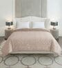 Pink 50% COTTON, 50% POLYESTER Solid 90 GSM King Bed Comforter