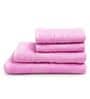 Pink Cotton 500 GSM 4 Piece Bath Towel Sets