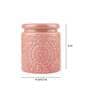 Pink 6 x 4.5 inches Handcrafted Set of 2 Storage Jars