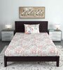 Pink Floral 144 TC Cotton Single Bedsheet with Pillow Cover