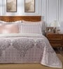 Pink Abstract 145 TC Cotton Duvet Cover With 2 Pillow Case