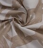 Beige Abstract 210 Tc 100% Cotton King Bed Sheet With 2 Pillow Covers Art Nouveau Collection
