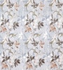 White Abstract 220 Tc Cotton Super King Bedsheet With 2 Pillow Covers