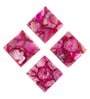 Pink Agate Square Coasters