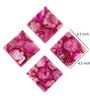 Pink Agate Square Coasters