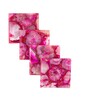 Pink Agate Square Coasters