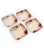 Pink Aluminium 6 Inch Square Appetizer Platters