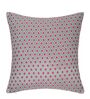 Pink and Blush Polyester Jacquard 16x16 inches Cushion Cover Set of 2