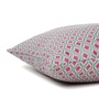 Pink and Blush Polyester Jacquard 16x16 inches Cushion Cover Set of 2