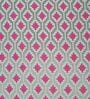 Pink and Blush Polyester Jacquard 16x16 inches Cushion Cover Set of 2