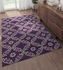 Pink and Purple Moroccan and Tribal Others 6 ft X 9 ft Flat Weaves