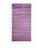 Pink and Purple Solid Bamboo Silk 5 ft X 8 ft Hand Woven Rectangle Carpet