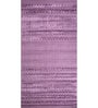 Pink and Purple Solid Bamboo Silk 5 ft X 8 ft Hand Woven Rectangle Carpet