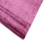 Pink and Purple Solid Bamboo Silk 5 ft X 8 ft Hand Woven Rectangle Carpet