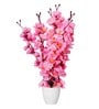 Pink Fabric & Plastic Artt Artificial Flowers