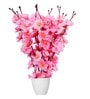 Pink Fabric & Plastic Artt Artificial Flowers