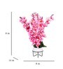 Pink Fabric And Plastic Elegant Artificial Flowers