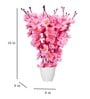 Pink Fabric & Plastic Artt Artificial Flowers