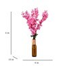 Pink Fabric & Plastic Elegant Artificial Flowers