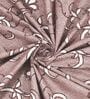 Pink Bedsheet 220 Tc Cotton King Bedsheet With 2 Pillow Covers