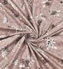 Pink Bedsheet 220 Tc Cotton King Bedsheet With 2 Pillow Covers