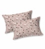 Pink Bedsheet 220 Tc Cotton King Bedsheet With 2 Pillow Covers