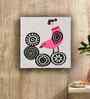 Pink Bird Marble Marble Wall Art