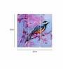 Pink Bird With Nature Canvas Wall Painting